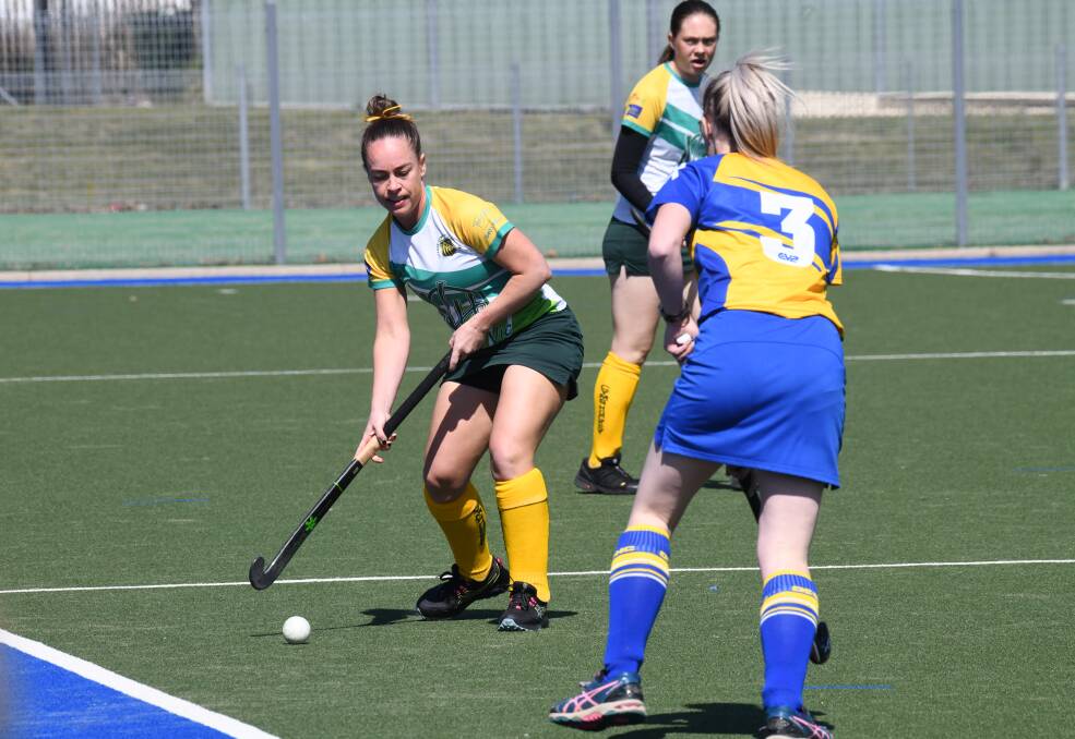 CYMS division one player Nic Chapman in action against Ex-Services. Picture by Carla Freedman
