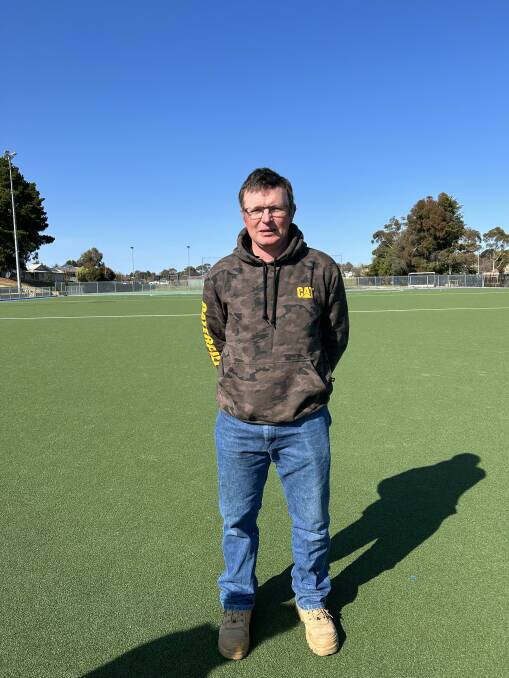 Orange masters player Peter Milne at Orange Hockey Centre. Picture supplied