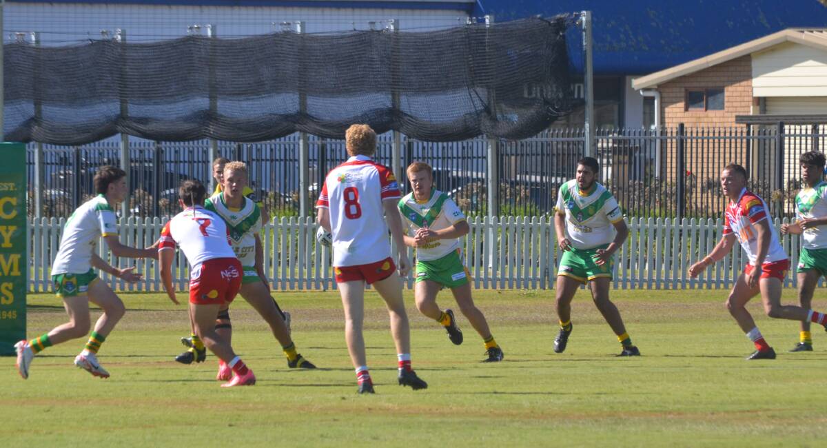 Action from the Orange CYMS v Mudgee Dragons under 18 match. Picture by Dominic Unwin