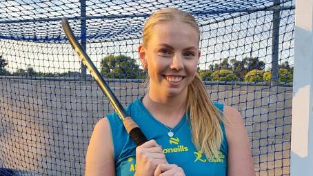CYMS player Ally Cook in her Australian Country under 21 jersey. Picture by Dominic Unwin