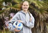 Orange netballer Marley Aplin has made the NSW under 17 train-on squad. Picture by Jude Keogh