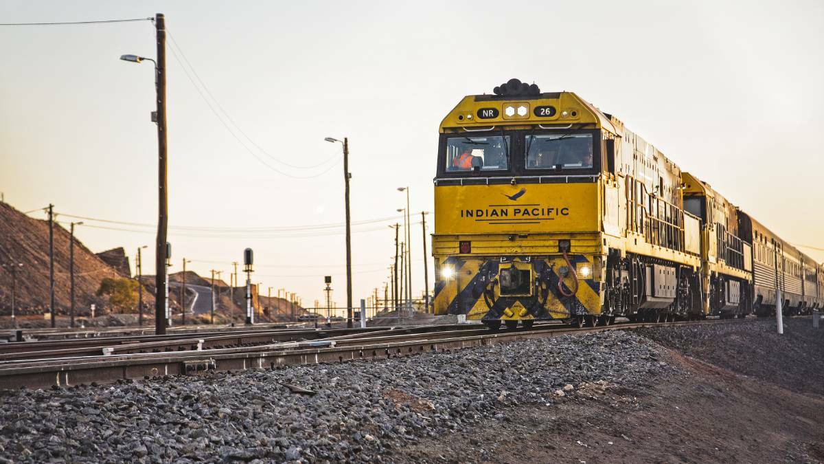 The Indian Pacific ceased stopping at Orange East Fork in 2017. File picture