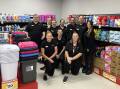 The team at The Reject Shop in Wellington on the grand opening day. Picture supplied