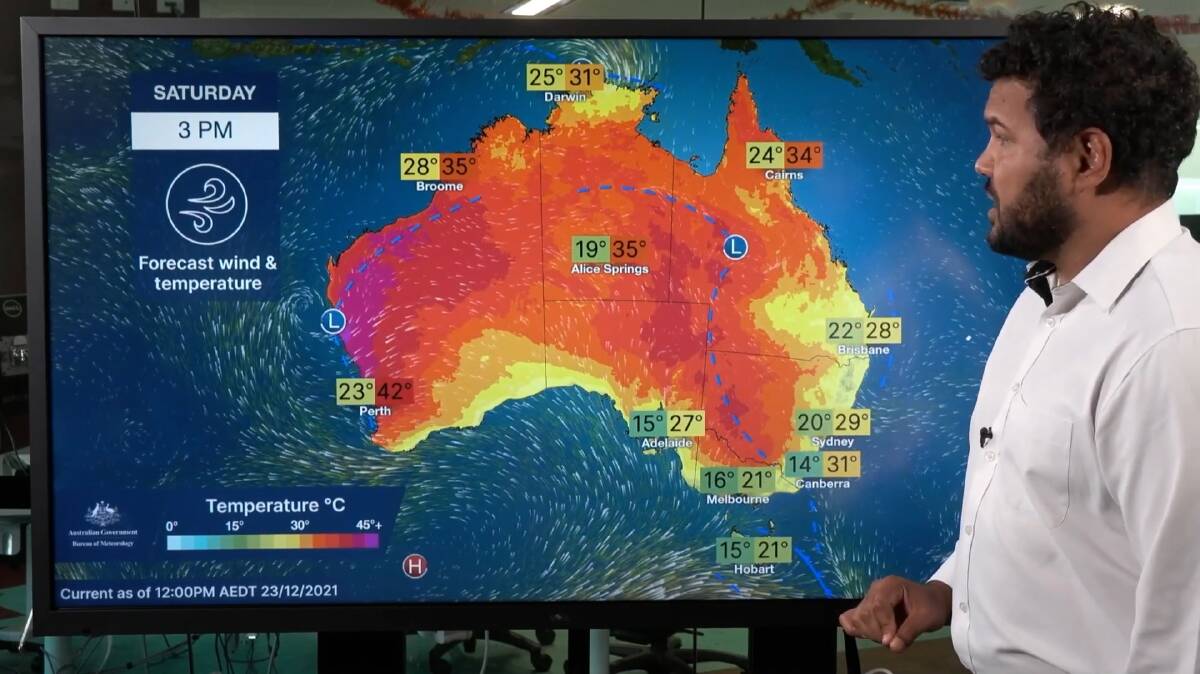 Meteorologist Jackson Browne said there will be "quite a bit of severe weather occurring across different parts of Australia" on the national holiday.