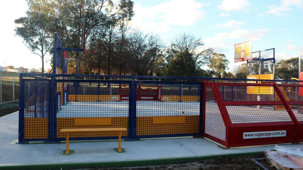 There are plans to install a Rage Cage similar to this one in Moulder Park.