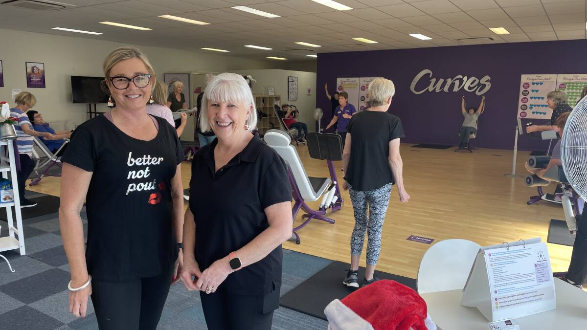 NO LIMITS: Kim Draper and Bambi Romano at Curves no longer have to restrict the number in their gym.
