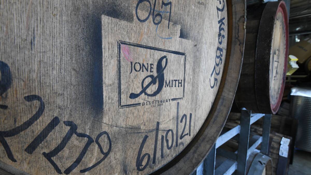 CASKS: The whisky is aged in either French or American oak casks for flavour. Photo JUDE KEOGH