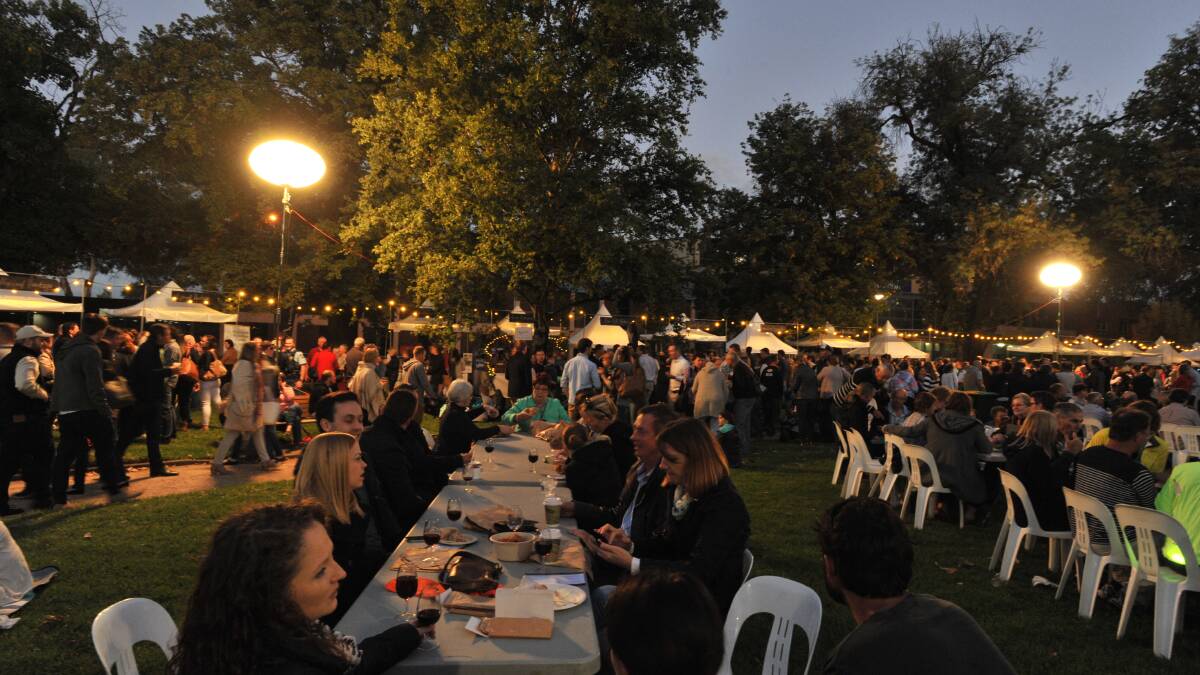 GOOD NIGHT: FOOD Week 2022 will kick off on Friday with the night markets at Robertson Park. This year's event is ticketted with almost 1000 already sold. Photo JUDE KEOGH