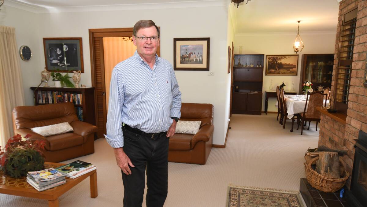 CAUTIOUS OPTIMISM: Clifton Garden's John Gransden says COVID is still overshadowing his bed and breakfast business. Photo JUDE KEOGH