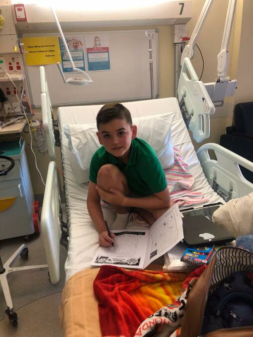 QUIZ TIME: A trivia night to help Blair Compt and his family will be held on May 27. Blair, 12, has been battling a malrotation of his bowel and gastroparesis.