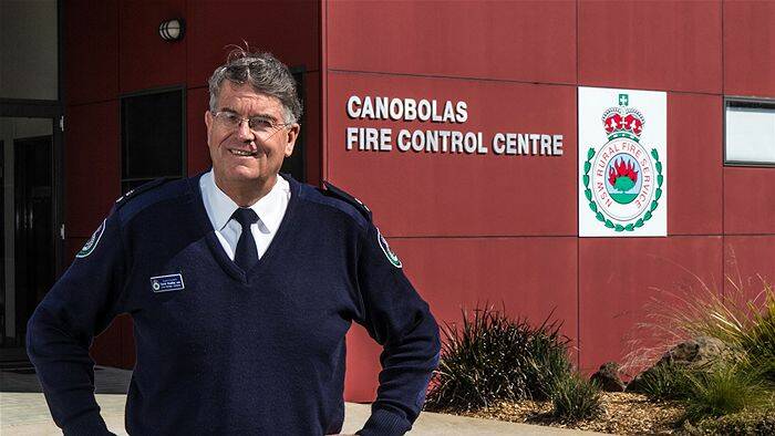 BACK TO THE FARM: Supt. David Hoadley has retired as the head of the Canobolas Zone of the Rural Fire Service after 21 years at the helm.