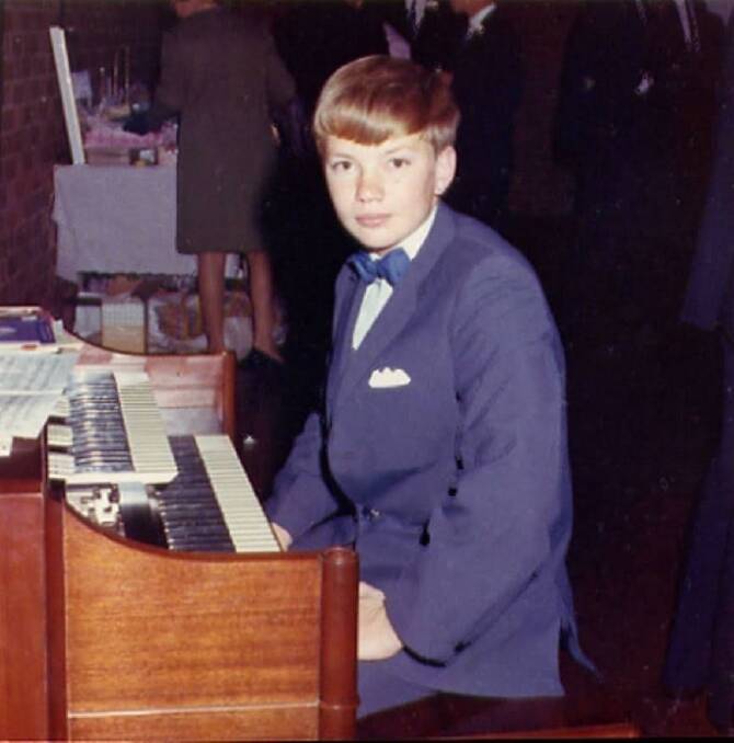 BOY WONDER: Ray Vanderby was Australia's youngest professional organ player at 14. Photo contributed