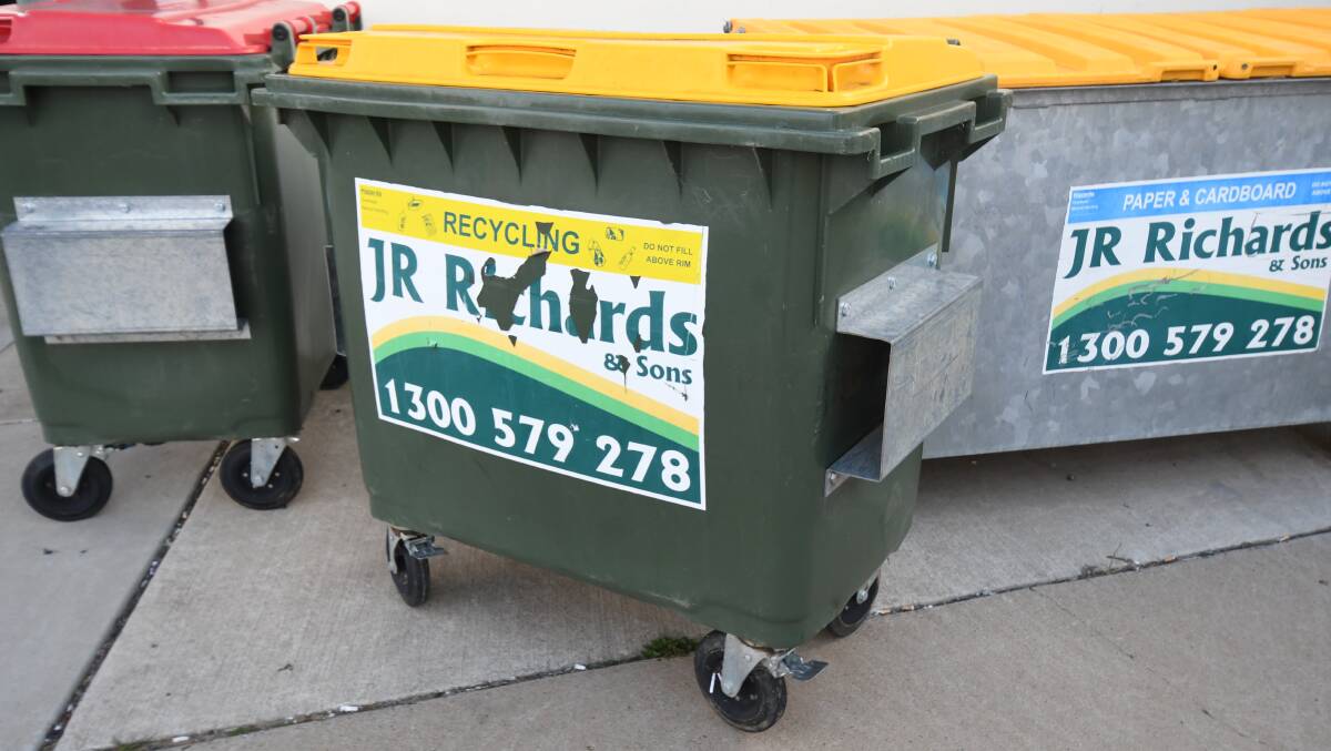 SKIP SOLUTION: Orange City Council is looking into placing larger skip bins in CBD carparks to help residents deal with extra recyclables over Christmas. Photo JUDE KEOGH