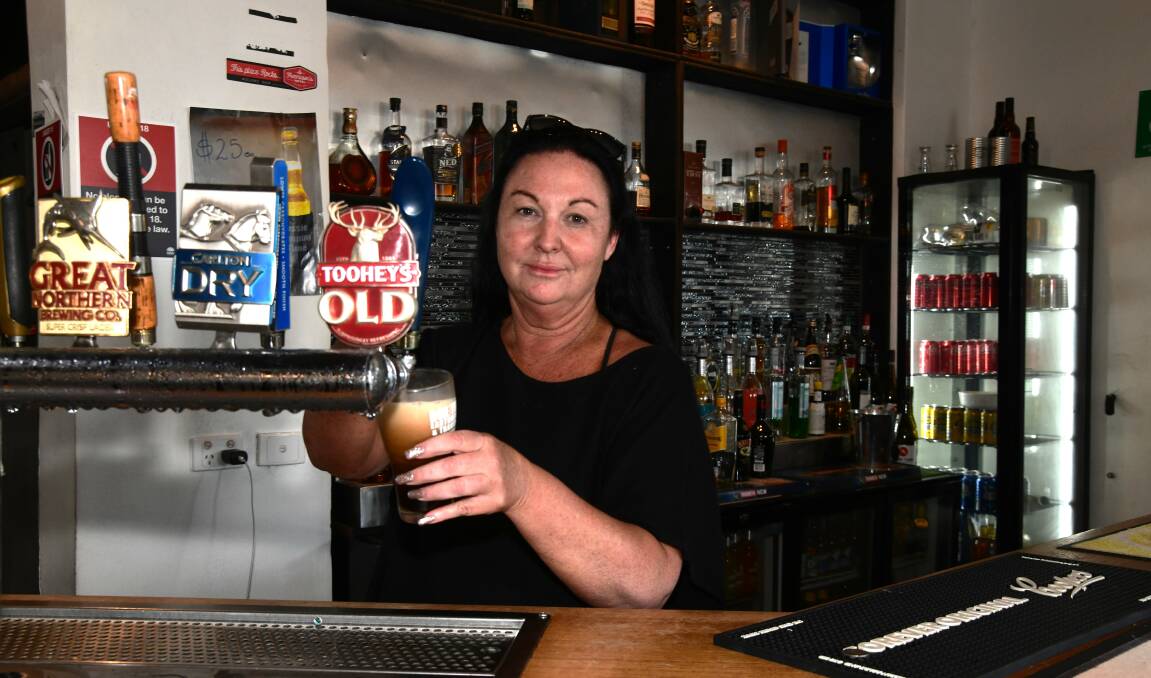 Manager of the Freemasons Hotel for more than a decade, Molong's Dave and Kim Stojanov (pictured) has put the pub's lease on the market. Picture by Carla Freedman.