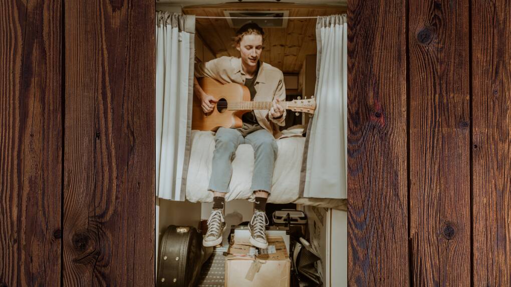 Musician James Sutherland will perform his tour's fourth show at Orange's Dotted Eight Studio. Picture by Nathan Hughes Photography.