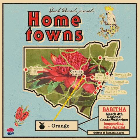 MARCH 4: Orange on the list for Hometowns 2022 tour, with the city to host Julia Jacklin and supporting artist, Babitha. Photo: SUPPLIED.