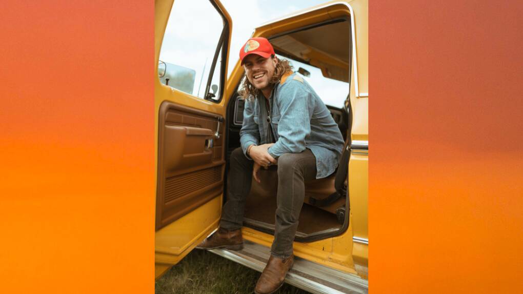 Robbie Mortimer makes Top 10 finalists for Toyota Star Maker at the 2023 Tamworth Country Music Festival in January. Picture supplied with Canva backdrop.