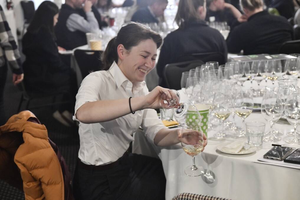 Department of Regional NSW Technical Officer Horticulture, Aphrika Gregson at the Chardonnay Classic Masterclass event in Orange, May 24. Picture by Carla Freedman.