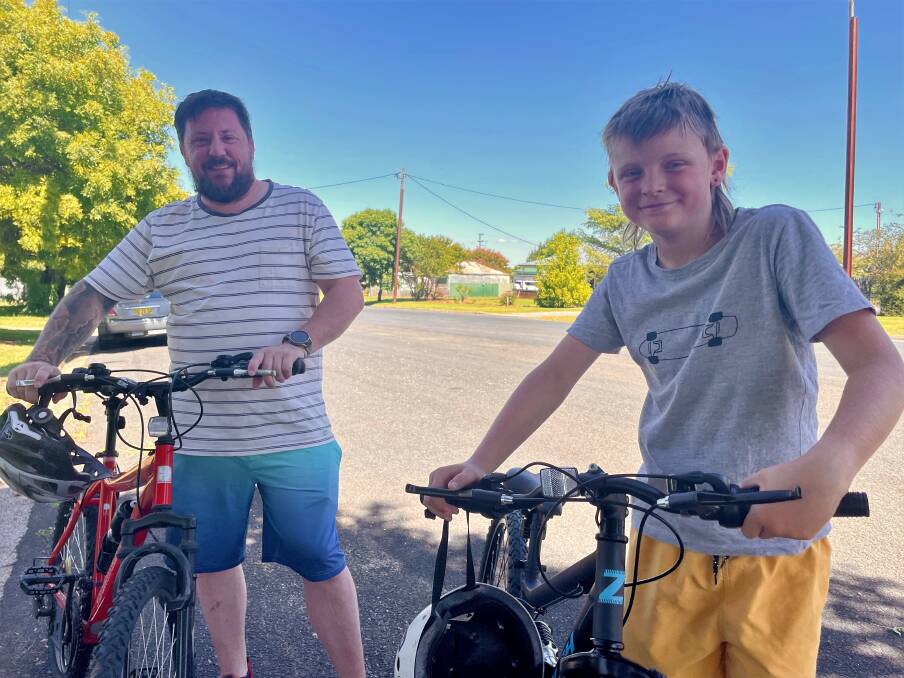 Ian Wenham will support his son Charlie Wenham in his bid to smash the kilometres out to raise money for children with serious illnesses. Picture by Emily Gobourg.