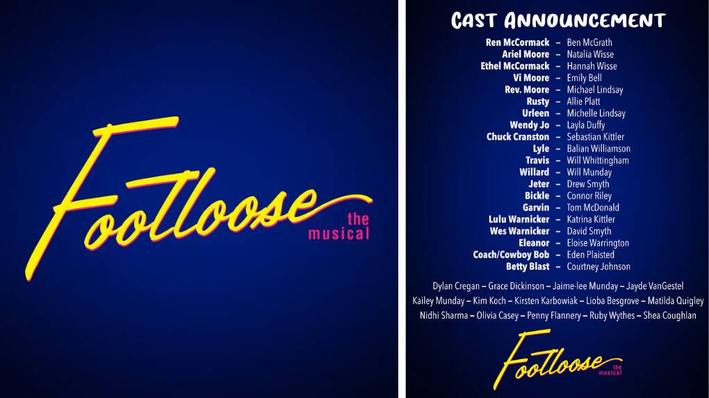 Orange Theatre Companys kicks off with Footloose (the musical) this Friday, October 13 from 8pm. Pictures from OTC Facebook page.