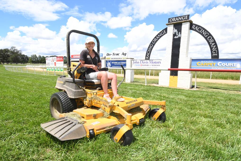 RACE-DAY READY: Racing Orange boss, Bree McMinn welcomes families to enjoy the club's first event of the year, the Kennards Hire Family Fun Day this Friday, January 7. Photo: JUDE KEOGH.