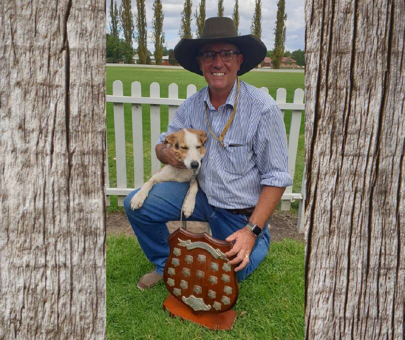 TOP DOG: Winning opens finals pair, working dog Fiesta Henry with his worker, Barry Knight from Toowoomba. Photo: ELISE HEATH/CANVA.