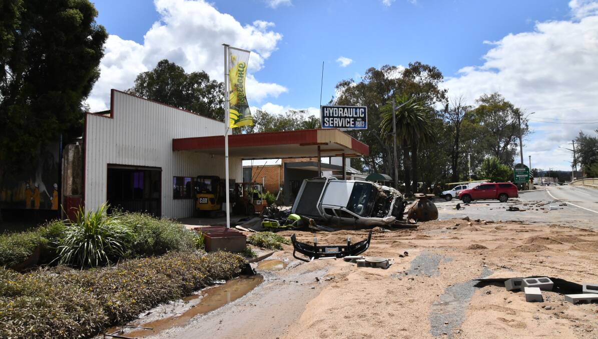 Eugowra was devastated with its worst flood on record, November 14. Picture by Carla Freedman.