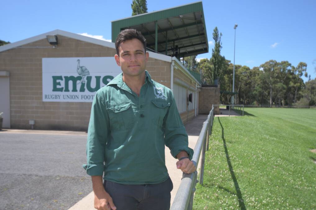 WEEKEND SCRUM BALL: Emus Rugby Union Club president and Orange Black Tie Scrum Ball committee member, Jamil Khalfan says the club wants the event to make waves through the wider footy community. Photo: JUDE KEOGH.