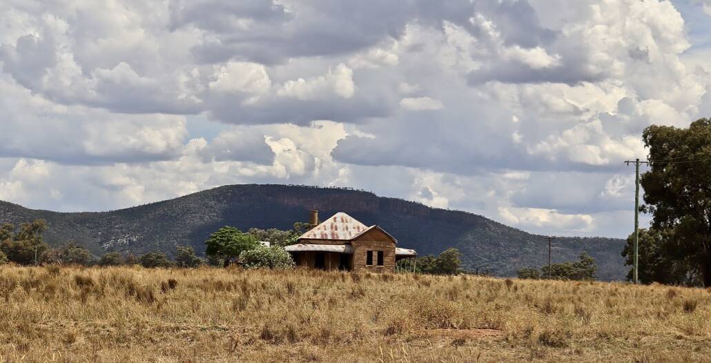 Still standing on private property, the old Murga post office has been abandoned for many years. Picture by Marg Carroll.
