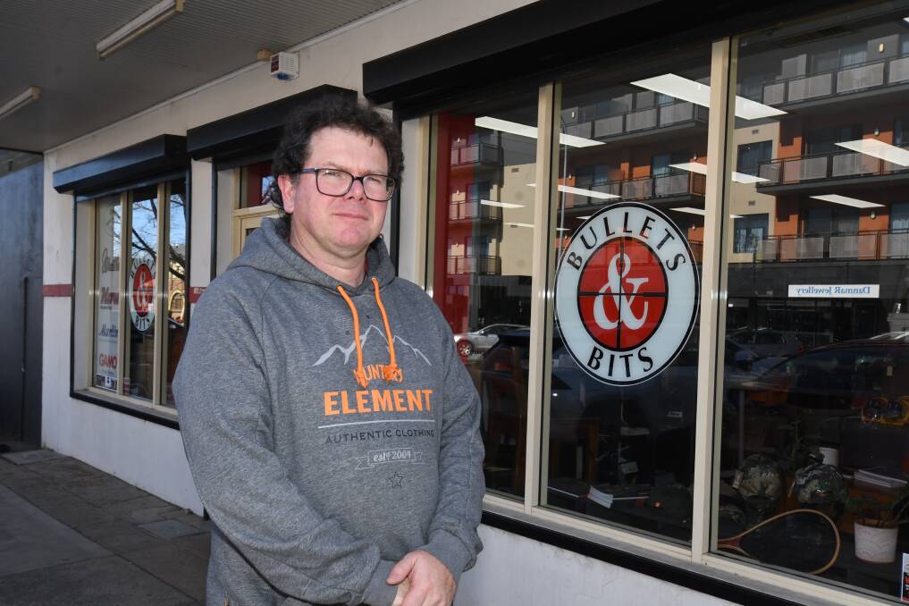 LOGICAL LAWS: Owner of Orange's licenced firearms dealership, Bullets & Bits, Ray Hawkins believes that Australia's guns laws are effective and sensible. Photo: CARLA FREEDMAN.
