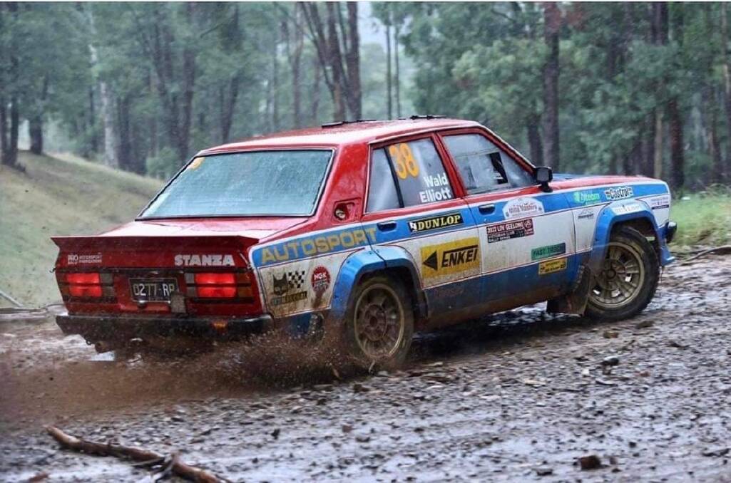 ORANGE-BOUND NEXT: Rally car driver, Joel Wald competes in the opening round of the rally season in Victoria last month, with the city to host the Classic Outback Trial's middle leg of event. Photo: CONTRIBUTED.