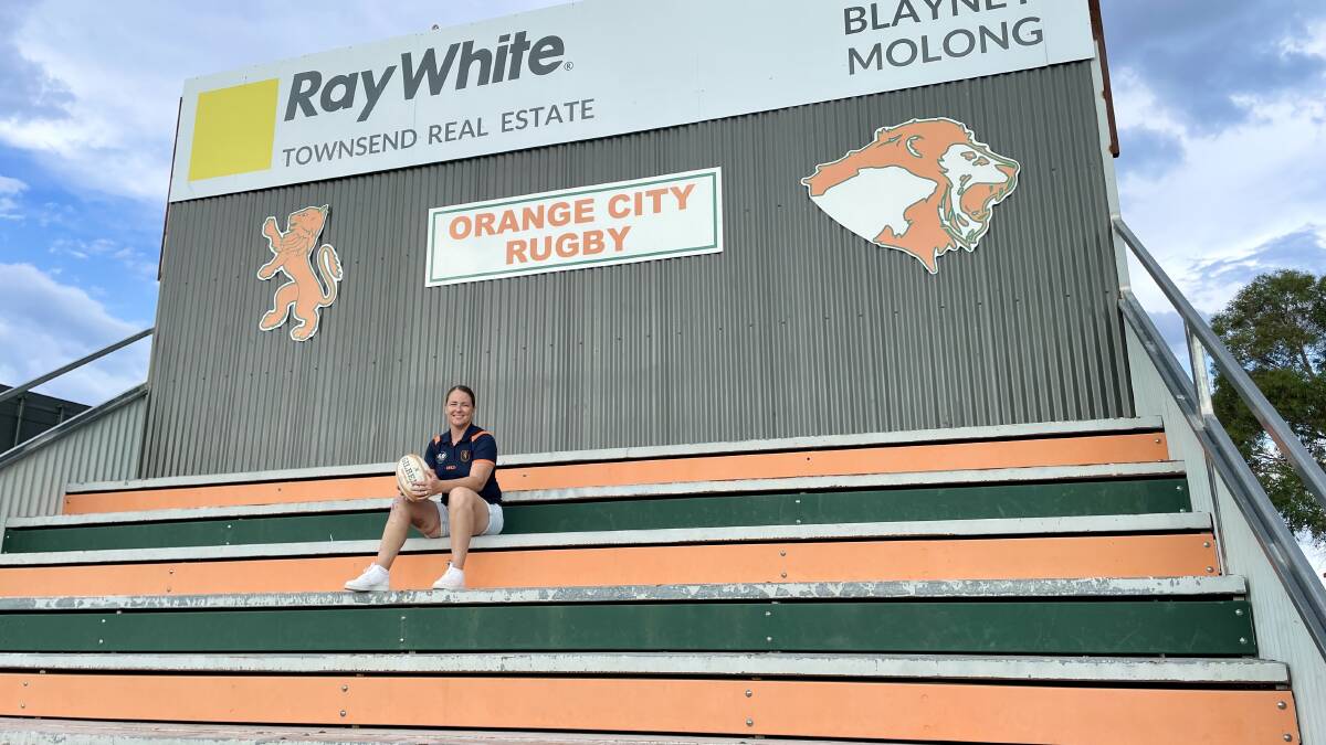 Orange City Rugby Union Club's Karina Kiley says finding contact sport was 'a gamechanger' for her. Picture by Emily Gobourg.