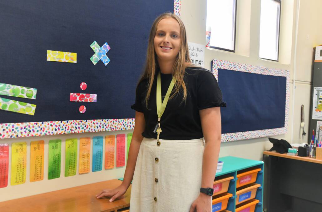 New teacher Olivia Kerwick hopes to inspire her students with similar qualities she loved about her own school teachers. Picture by Carla Freedman.