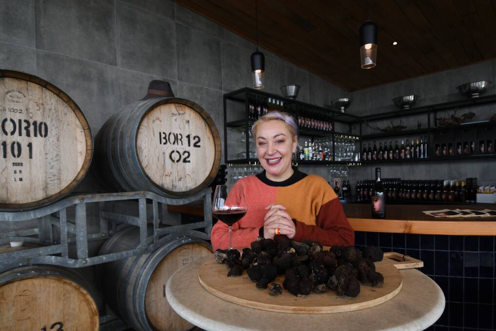 MORE TO COME: Borrodell's wine and truffle manager, Luisa Machielse says there will also be truffle hunts held at the estate next month in July. Photo: CARLA FREEDMAN.
