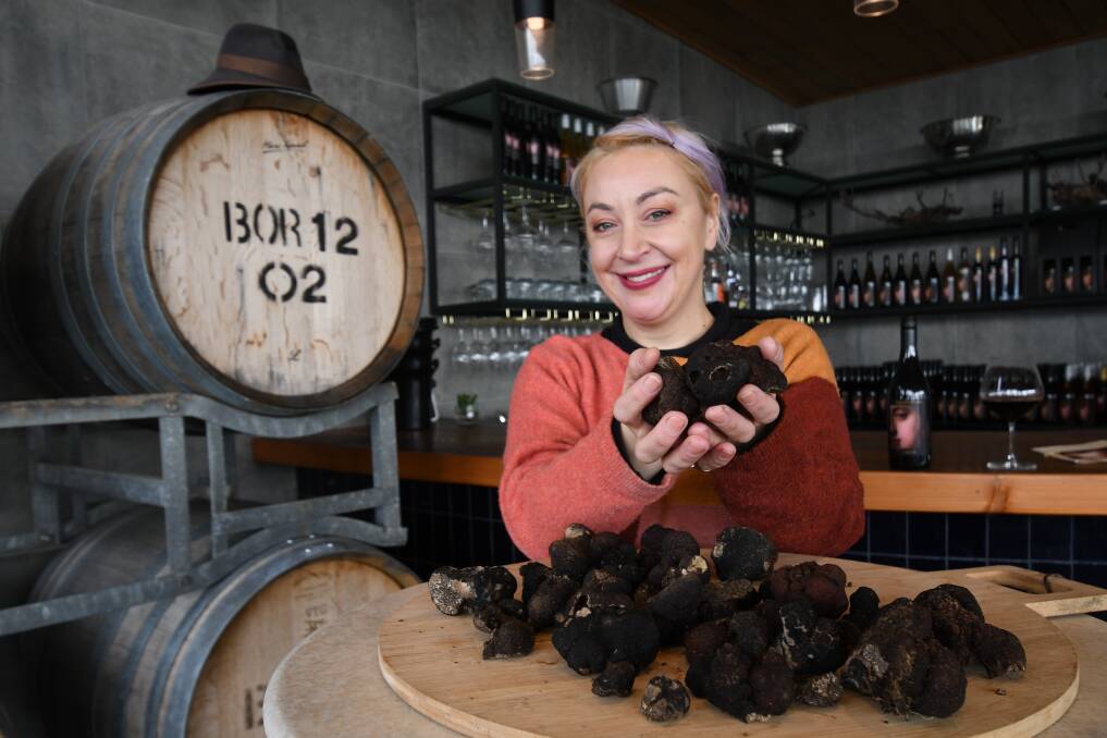 TRUFFLE DELIGHT: Borrodell's wine and truffle manager, Luisa Machielse is gearing up for the estate's Black Tie and Gumboot Truffle Hunt and Dinner event this Saturday. Photo: CARLA FREEDMAN.