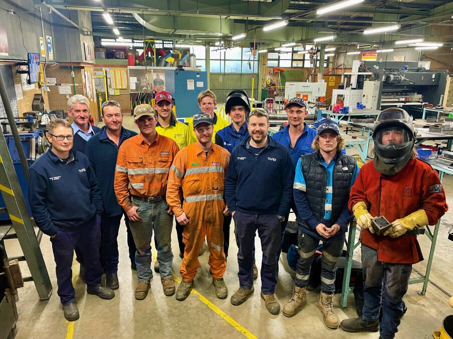 Teachers and students from TAFE hubs across the Central West, gathered at TAFE Orange Campus for the Regional Welding Competition. Picture by Emily Gobourg.