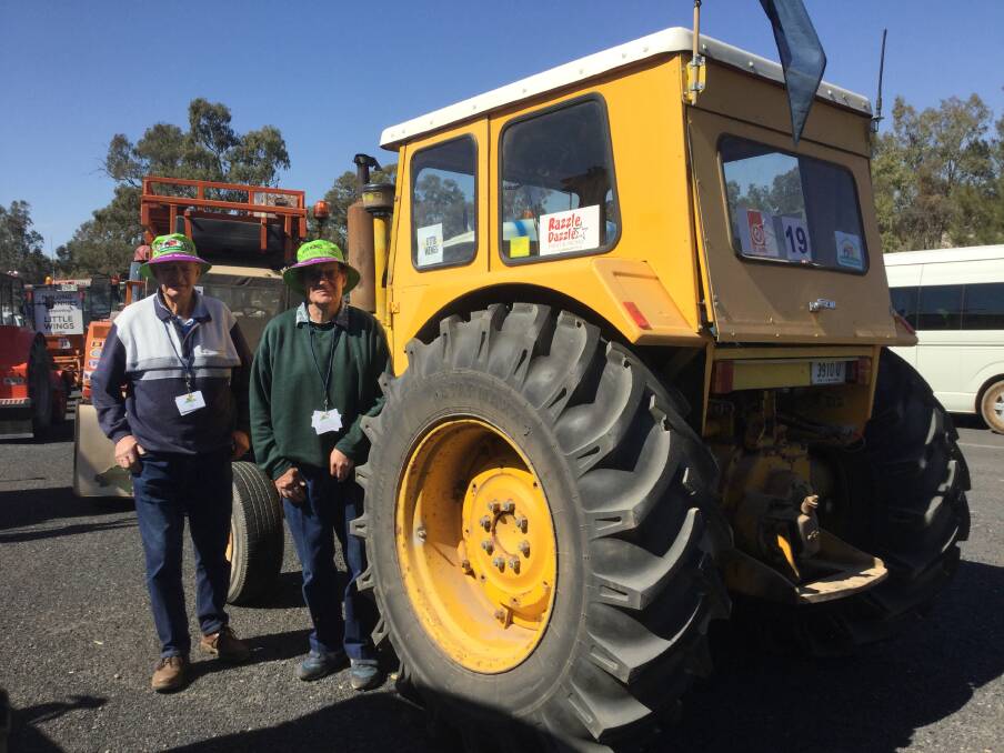Wayne Scott and Barrie Wilson of the CWC Tractor Trek Group. Picture contributed.