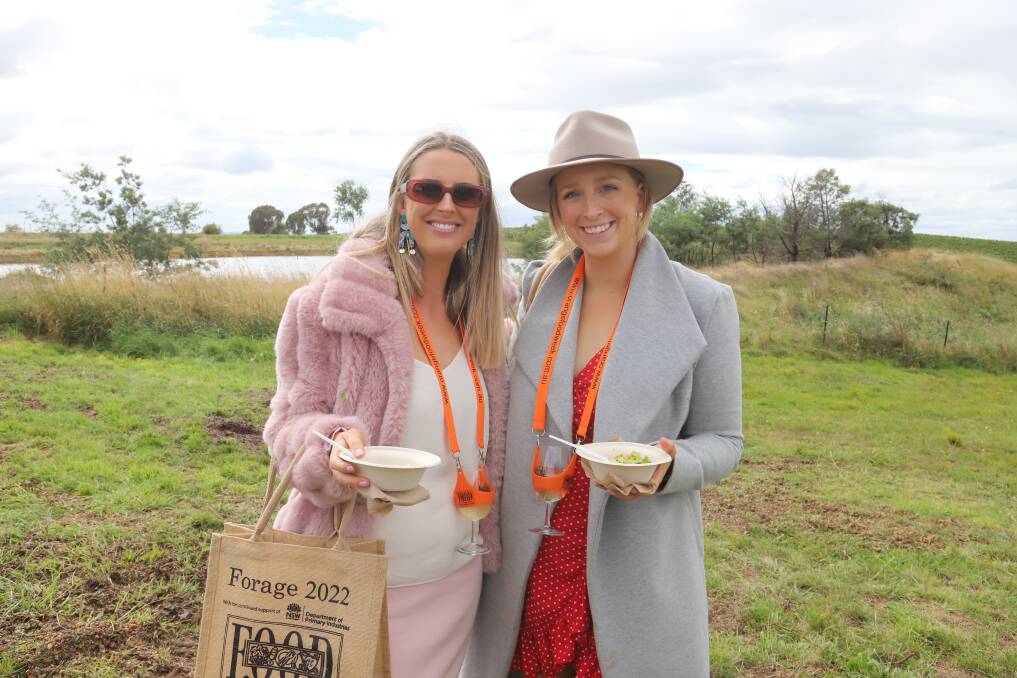 START VOTING: Becky Hughes and Tegan Curran during Forage, as Orange, Molong and Carcoar all now in the finalist running for 'top' tourism titles. Photo: CARLA FREEDMAN.