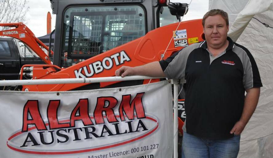MEASURES UPPED: Michael Hughes, director of Orange business, Alarm Australia, said securitry enquiries from local residents and businesses, has risen in recent months. Photo: VIA THE LAND.