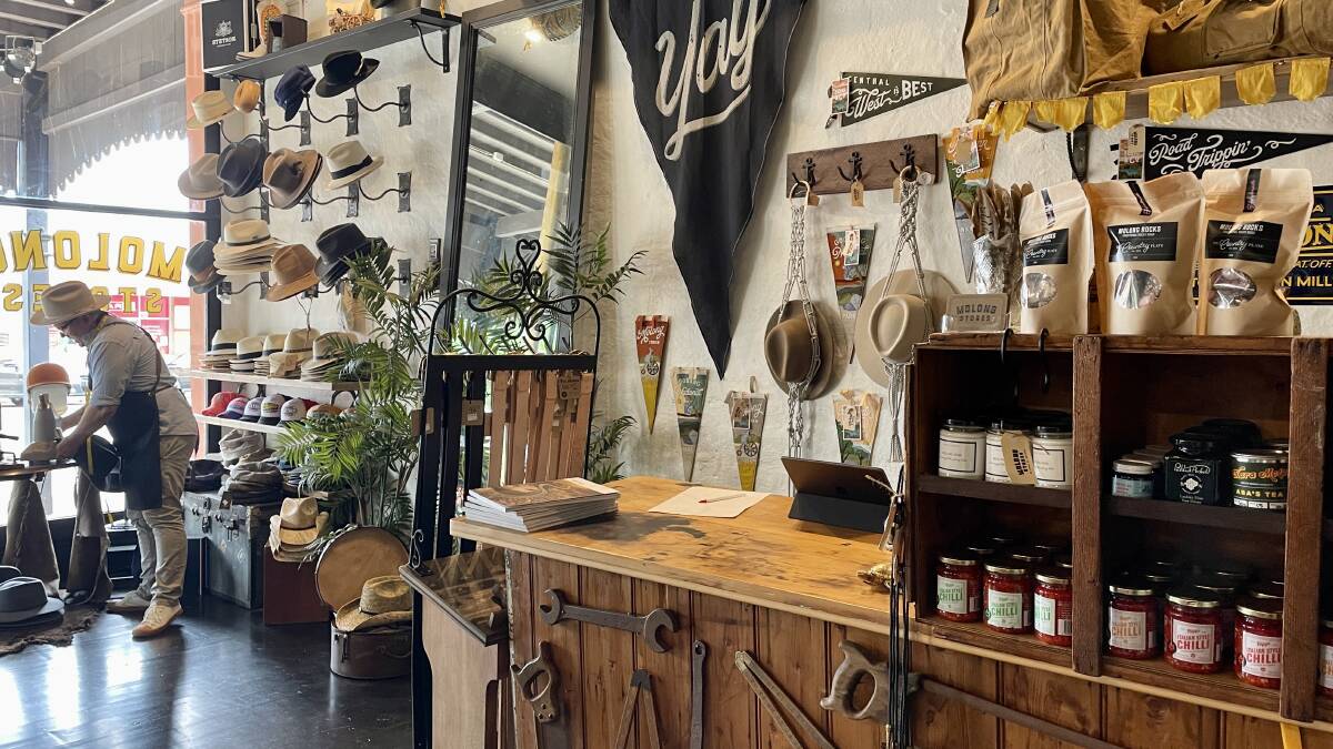 MOLONG STORES: The aesthetically-stunning Molong Stores house everything that Robbie loves, with local makers and targeted overseas buying for authentic items. Photo: EMILY GOBOURG.