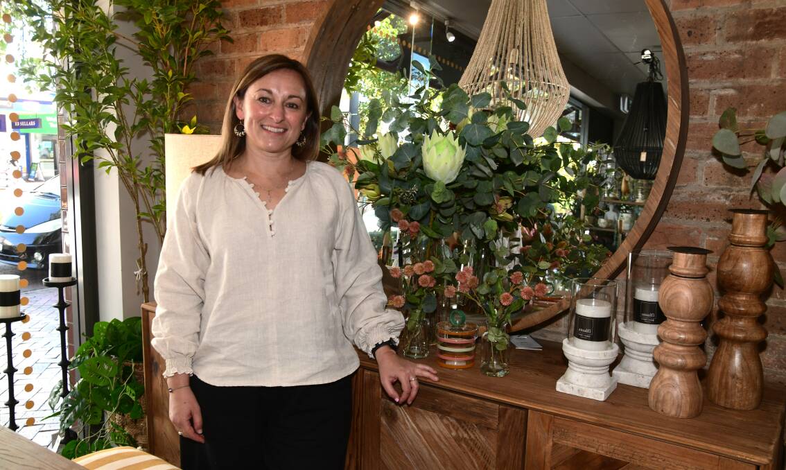 Owner of Mary & Tex Curious Emporium, Orange's Kristen Plante places huge importance on keeping 'good, happy vibes' in the retail store. Picture by Carla Freedman.