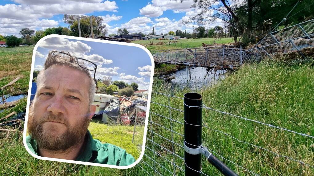 Cudal resident and gym owner in the town, Greg Wiltshire engaged the media as a last resort with flood-ravaged township 'feeling forgotten'. Pictures supplied.