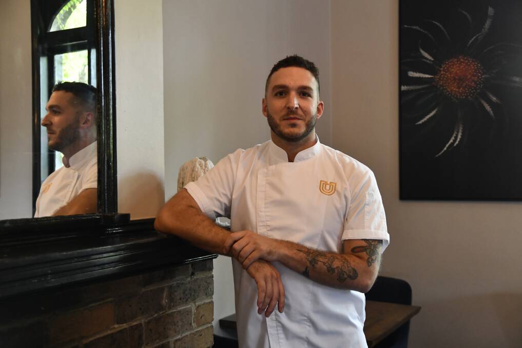 Union Bank's head chef, Dom Aboud champions younger generations entering Orange's culinary scene. Picture by Carla Freedman.