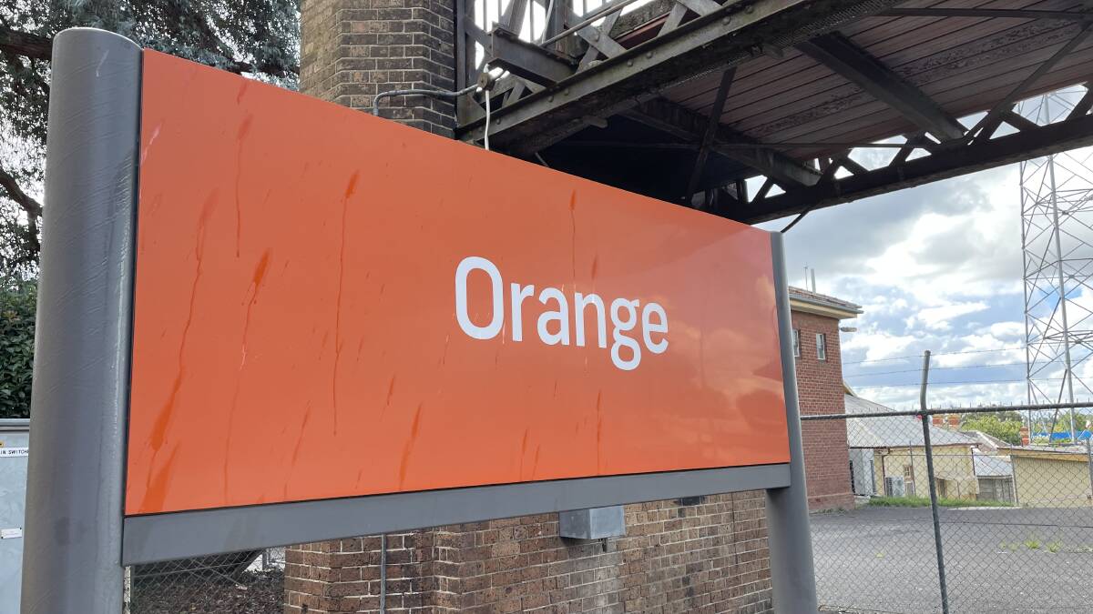 Orange train station. Picture by William Davis 