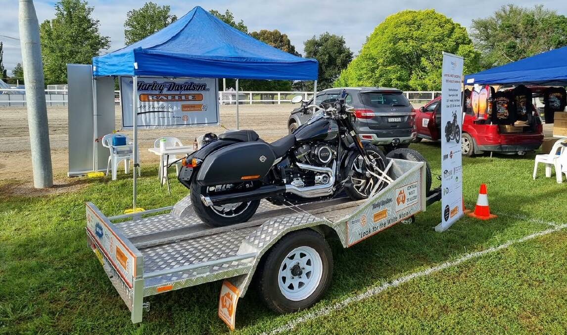 The Harley-Davidson motorcycle raised a further $26,000 for Orange Hospital at raffle. 