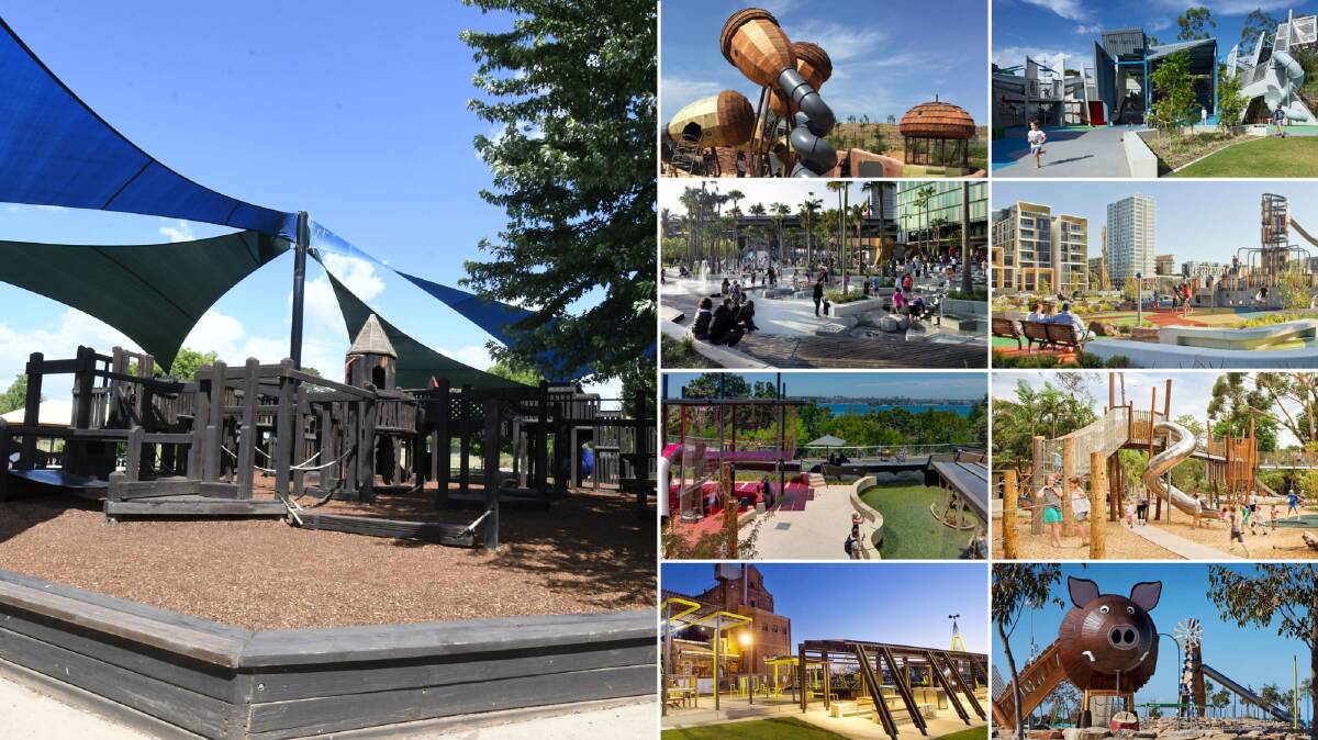An array of playground equipment from across Australia. 