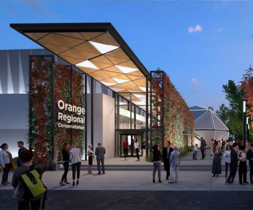 Orange Regional Conservatorium and Planetarium designed by Brewster Hjorth Architects for Orange City Council in Orange NSW. 