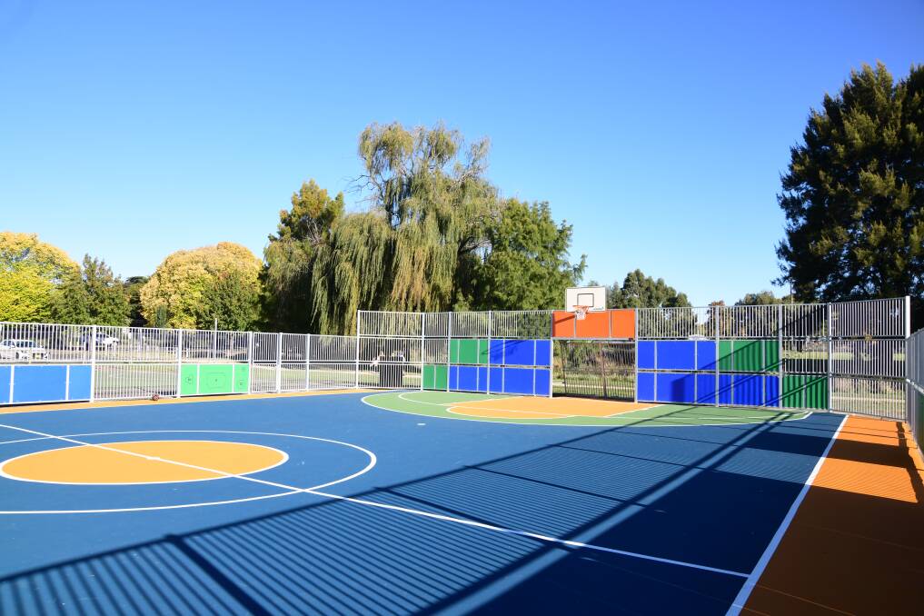 Bob Russell court at Moulder Park in Orange. Picture by Carla Freedman 