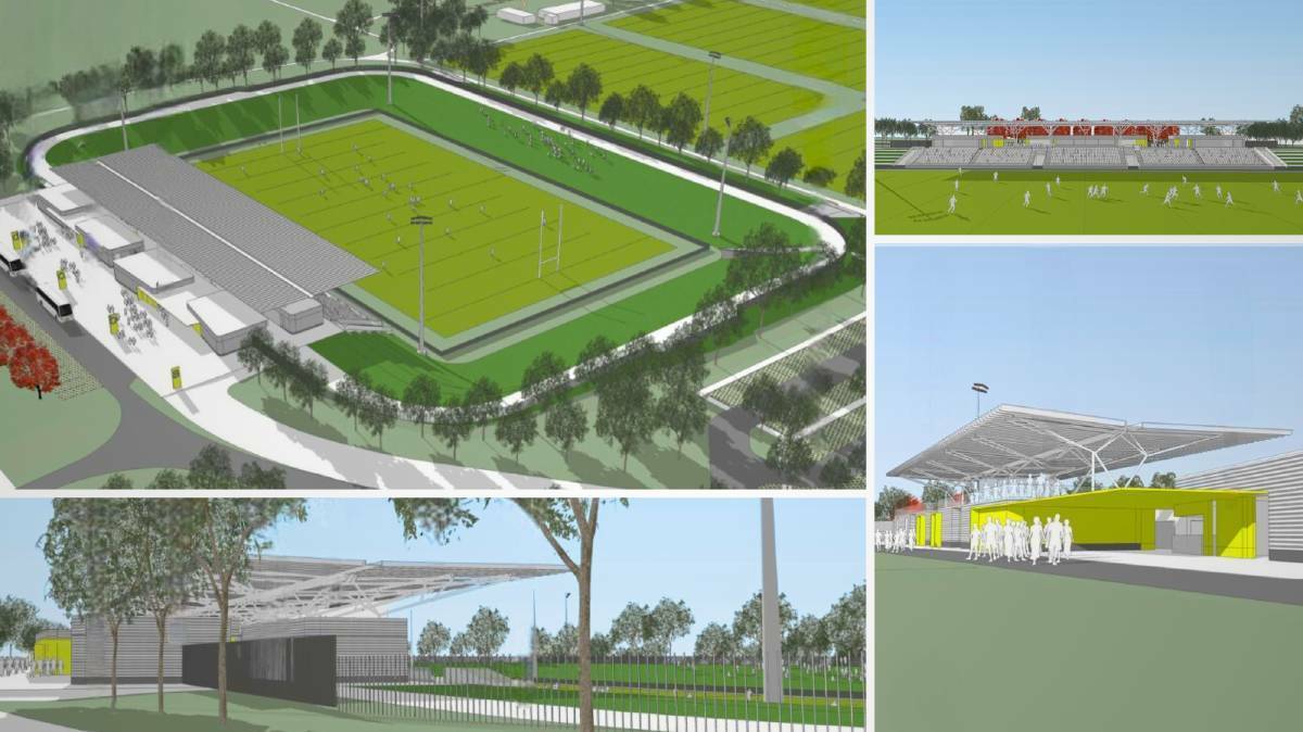 Orange Sports Stadium design plans. Pictures supplied 