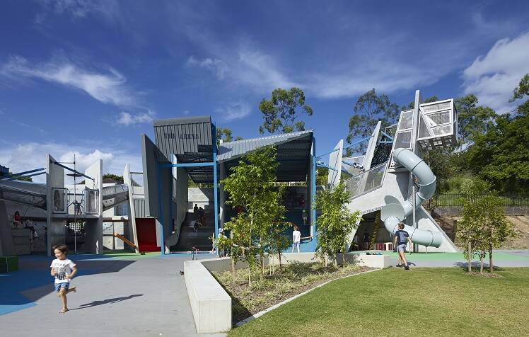 Best playgrounds in Australia: Frew Park Arena Play Structure. Milton, Queensland. Picture supplied. 